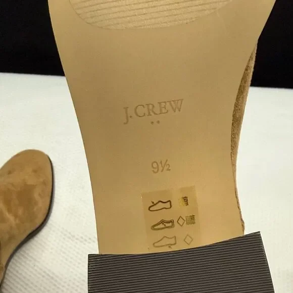 J. Crew Women's Brown Sueded Chelsea Ankle Booties 9.5 - Picture 10 of 13